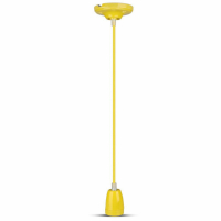 V-TAC - VT-7998 Lampa wisząca / Oprawka: Porcelanowa  / Trzonek:E27 / Żółty - 3809