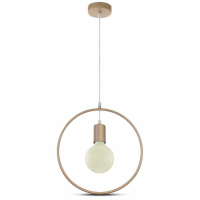 V-TAC - VT-7322 Lampa wisząca / Kolo / Złoty - 3835