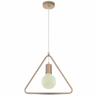 V-TAC - VT-7321 Lampa wisząca / Trójkąt / Złoty - 3837