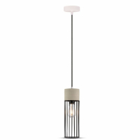 V-TAC - VT-7121 Lampa wisząca / Klosz: Siatka / Średnica: 120 - 3847