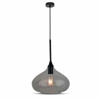 V-TAC - VT-7281 Lampa Wisząca / Klosz: Szkło / Czarny / Średnica: 280 - 3885