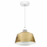 V-TAC - VT-7444 7W Lampa Wisząca LED / Klosz: Akryl / Złoty / Barwa:3000K - 3936