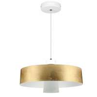 V-TAC - VT-7666 7W Lampa Wisząca LED / Klosz: Akryl / Złoty / Barwa:3000K - 3938
