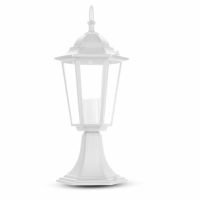 V-TAC -  Lampa stojąca ogrodowa / Wysokość: 300mm / Obudowa: Biała - 7075