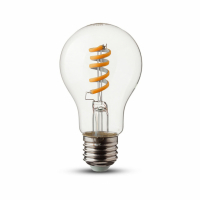 V-TAC - VT-2164 4W Żarówka LED Filament - Spiralna / Klosz: Transparentny /Trzonek:E27 / Barwa:2700K - 7336