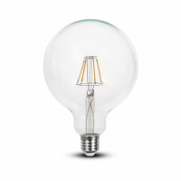 V-TAC - VT-2147 6W Żarówka LED G125 Filament / Barwa:6400K / Trzonek:E27 - 7427
