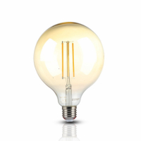 V-TAC - VT-2153 12.5W G125 Żarówka LED Filament / Klosz Bursztynowy / BARWA:2200K / Trzonek:E27 - 7456