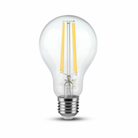 V-TAC - VT-2133 12.5W A70 Żarówka LED Filament / Klosz Transparentny / Barwa:6500K / Trzonek:E27 - 7460