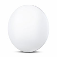 V-TAC -  12W Plafon LED DOME / Średnica: 230 /  Klosz: Mleczny / Barwa:3w1 - 7603
