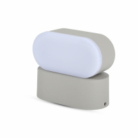 V-TAC - VT-816 6W Lampa ścienna LED / Barwa:3000K / Obudowa: Szara - 8290