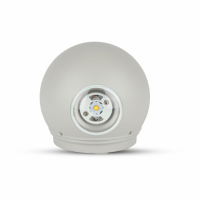 V-TAC - VT-836 6W Lampa ścienna LED / Barwa:3000K / Obudowa: Szara - 8305