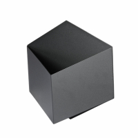 V-TAC - VT-803 3W Oprawa ścienna ROMB / CHIP BRIDGELUX / Barwa:3000K / Obudowa: Czarna - 8346