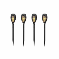 V-TAC - VT-724 Pochodnia solarna / Zestaw: 4 szt. / Barwa:2200K - 8689