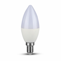 V-TAC - 5.5W Żarówka LED C35 / Chip SAMSUNG / Barwa:3000K / Trzonek:E14 / Ściemniana - 20045