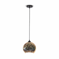 V-TAC - VT-7152 Lampa wisząca / Kula / Szkło 3D / średnica 15 cm - 40111