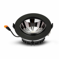 V-TAC - VT-2-33 30W Reflektor COB Downlight / Chip SAMSUNG / Barwa:6400K / Obudowa: Czarna - 20059