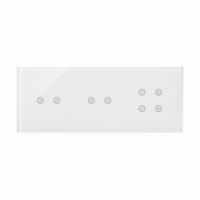 KONTAKT SIMON - Panel dotykowy S54 Touch, 3 moduły, 2 pola dotykowe poziome + 2 pola dotykowe poziome + 4 pola dotykowe biała perła - DSTR3224/70