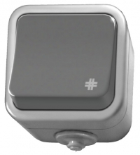 OSPEL - ŁĄCZNIK KRZYŻOWY HERMETYCZNY SZARY DELFINA  - ŁNH-4D/30