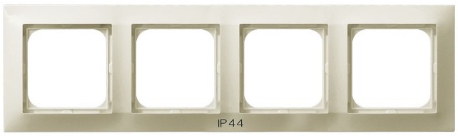 OSPEL - RAMKA POCZWÓRNA DO ŁĄCZNIKÓW IP44 IMPRESJA  - RH-4Y/27