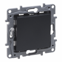 LEGRAND - ŁĄCZNIK KRZYŻOWY ZACISKI AUTOMATYCZNE 10AX 250V ANTRACYT NILOE SELECTION - 762204