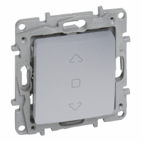 LEGRAND - NILOE SELECTION - ŁĄCZNIK DO BEZPOŚRENIEGO STEROWANIA ROLETAMI 10 AX ALUMINIUM - 762111