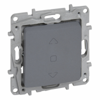 LEGRAND - NILOE SELECTION - ŁĄCZNIK DO BEZPOŚRENIEGO STEROWANIA ROLETAMI 10 AX STAL - 762311