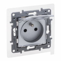 LEGRAND - NILOE SELECTION - GNIAZDO 2P+Z - IP44 16 A - 250 V~ - Z PRZESŁONĄ, ZACISKI ŚRUBOWE ALUMINIUM - 762137