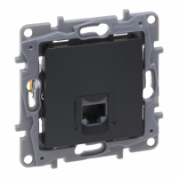 LEGRAND - GNIAZDO KOMPUTEROWE POJEDYNCZE RJ45 KAT. 6 UTP ANTRACYT NILOE SELECTION - 762273
