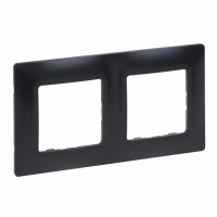 LEGRAND - RAMKA PODWÓJNA ANTRACYT NILOE SELECTION - 762022
