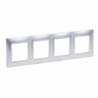 LEGRAND - NILOE SELECTION - RAMKA POCZWÓRNA ALUMINIUM - 762014