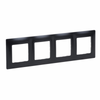 LEGRAND - RAMKA POCZWÓRNA ANTRACYT NILOE SELECTION - 762024