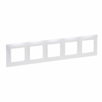 LEGRAND - RAMKA PIĘCIOKTROTNA PERŁOWY NILOE SELECTION - 762065