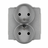 KARLIK - DECO METALIC GNIAZDO PODW.+0 DO RAMKI SOFT 7DGPRSO-2ZP - 7DGPRSO-2zp