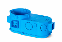 SIMET - PUSZKA PODTYNK FI 2X60X63 PODWOJNA GŁĘBOKA DO ELEKTRONIKI SZEREGOWA NIEBIESKA SE2X60 - 34117203