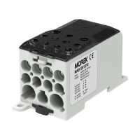 MOREK - OJL280A czarny blok dystrybucyjny - rozdzielczy we. 1xAl/Cu120 wyj. 2x35/5x16/ 4x10mm2 1000VAC/DC - MAB1281S10