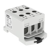 MOREK - OTL50-3 szary 3xAl/Cu 1,5-50mm2 1000V AC/1500V DC Zacisk uniwersalny - MAA3050A10