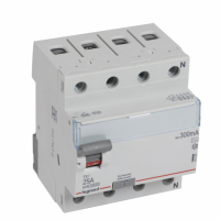 LEGRAND - WYŁĄCZNIK RÓŻNICOWY 25A/300MA 4 BIEGUNY TYP AC P304 - 411727