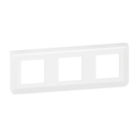 LEGRAND - MOSAIC RAMKA POTRÓJNA POZIOMA - 3X2 MODUŁY BIAŁA DO UCHWYTU NR. REF. 0802 53 - 277806L