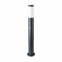 V-TAC - VT-838  Słupek ogrodowy z PIR / Obudowa: Stal nierdzewna / Wysokość: 80cm / Gniazdo: E27 / IP44 / Kolor: Szary - 8966