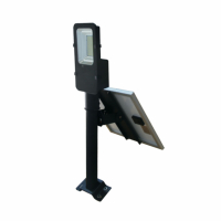 V-TAC - 50W Lampa uliczna solarna / Barwa:6000K / Obudowa: Czarna - 95509