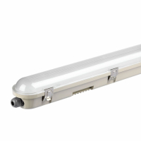 V-TAC - VT-150148 48W Lampa hermetyczna 150CM / Chip Samsung / Klosz Transparentny / Klipsy: stal nierdzewny / Barwa:6400K - 20212