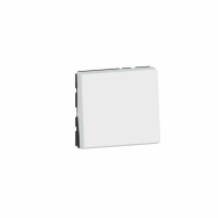 LEGRAND - MOSAIC ŁĄCZNIK JEDNOBIEGUNOWY - 2 MODUŁY BIAŁY 10AX-250V~ - 077010L