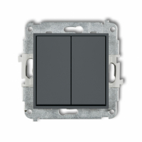 KARLIK - MINI; Mechanizm łącznika świecznikowego grafit mat - 28MWP-2
