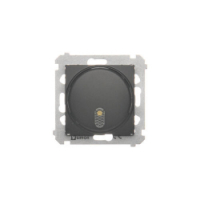 KONTAKT SIMON - Dzwonek elektroniczny (moduł) 8–12 V~; czarny - DDT1.01/49