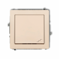 KARLIK - DECO; Mechanizm łącznika schodowego beż - 1DWP-3
