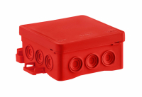 SIMET - PUSZKA NATYNK 85X40X85 NS6 BEZHALOGENOWA IP54 UV CZERWONY FASTBOX&HOOK - 35346101