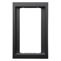 HAGER - RAMKA Z DUŻYM WYCIĘCIEM ANTRACYT MAT LAKIEROWANY K.1 - 13097006