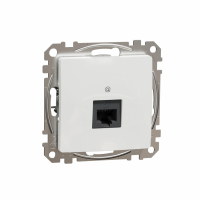 SCHNEIDER ELECTRIC - GNIAZDO KOMPUTEROWE POJEDYNCZE RJ45 KAT.5E UTP BIAŁY SEDNA DESIGN - SDD111451