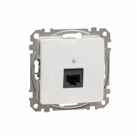 SCHNEIDER ELECTRIC - GNIAZDO KOMPUTEROWE POJEDYŃCZE RJ45 KAT.6 UTP BIAŁY SEDNA DESIGN - SDD111461