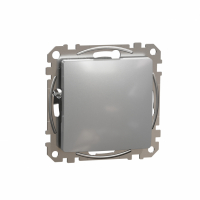 SCHNEIDER ELECTRIC - Zaślepka, srebrne aluminium Sedna Design - SDD113904